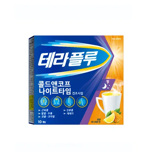 테라플루 콜드앤코프 나이트타임 건조시럽(허니레몬향)
