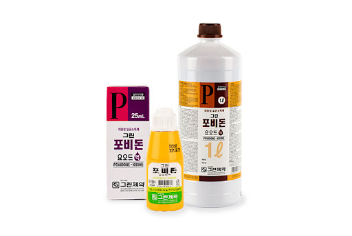Green Povidone Spray